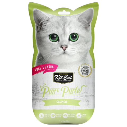 معجون كيت كات بالسلمون (1+4×15جم)