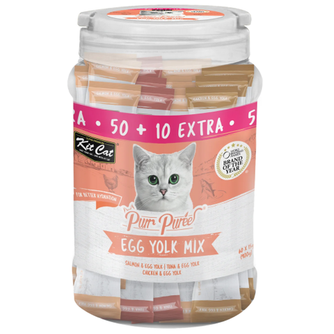 كت كات مكافاَت العبوة الاقتصادية ميكس صفار البيض 60×15جم