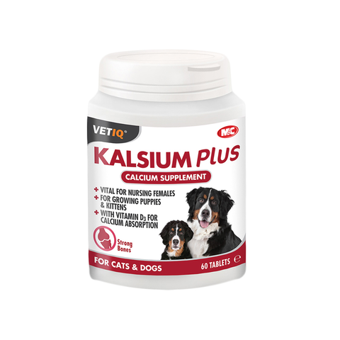 Mark & Chappell Kalsium Plus 60 Tablets for Dogs