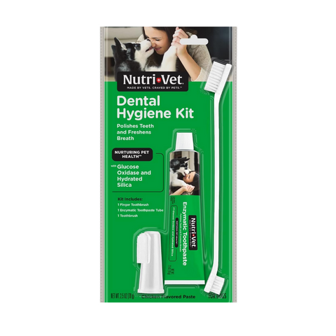 Nutri-Vet Dental Hygiene Kit for Pets