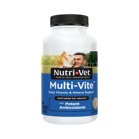 Nutri-Vet Multi-Vite with Liver for Dogs 60 Tablets