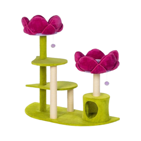 Prevue Cat Scratcher Flower Garden - Pink