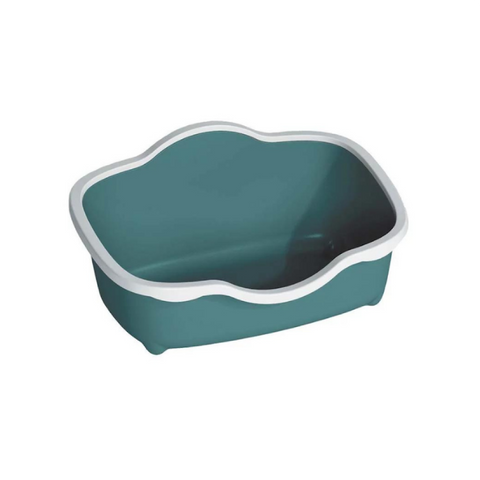 Stephanplast Toilette Très Chic Open Litter Tray - Green