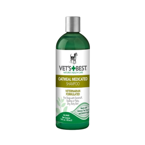 Vets Best Oatmeal Medicated Shampoo 470ml