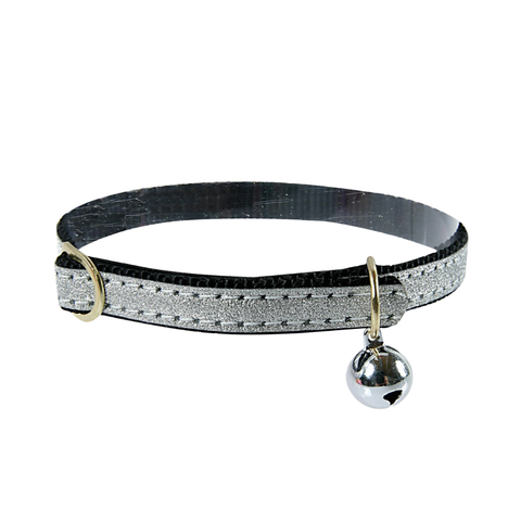 Zolux Nylon Collar Lame 30cm for Cats - Black