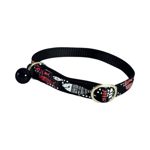 Zolux Nylon Collar Sardine 30cm for Cats - Black