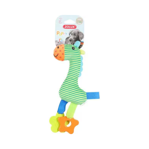 Zolux Puppy Rio Plush Toy Giraffe Green Toy