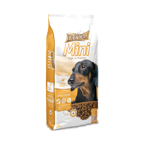 Prince Dry Food for Mini Small Adult Dogs 20Kg