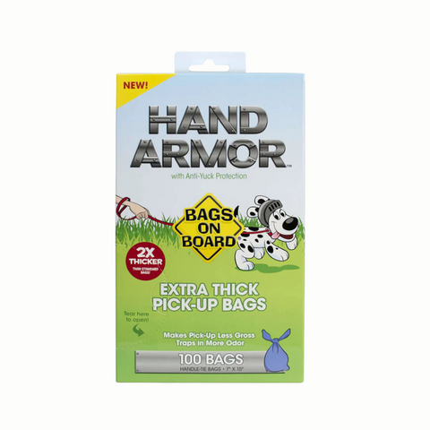 Bags on Board Hand Armour waste bag for Dogs - 100 Bags