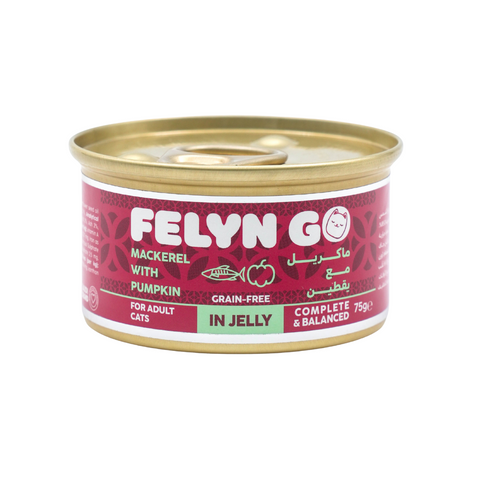 Felyn Go C&B Cans Mackerel with Pumpkin in Jelly 75g