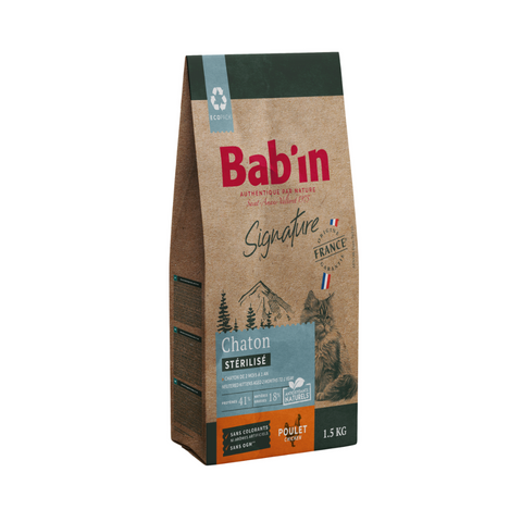 Babin Signature Chicken Dry Food for Sterilized Kittens