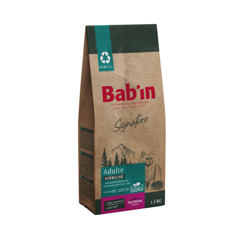 Babin Signature Salmon Dry Food for Sterilized Cats