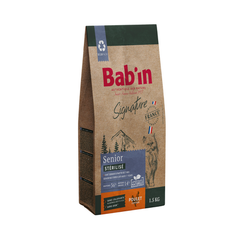 Babin Signature Chicken Dry Food for Senior Sterilized Cats