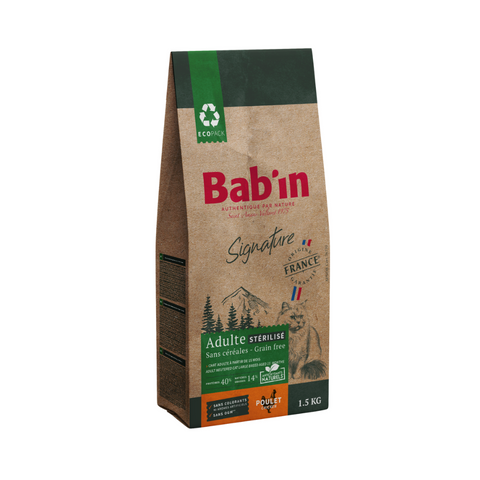 Babin Signature Chicken Dry Food for Sterilized Cats Grainfree