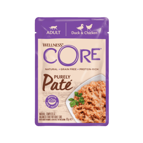 Wellness Core Purely Pate Pouch Chicken & Duck for Cats 85g
