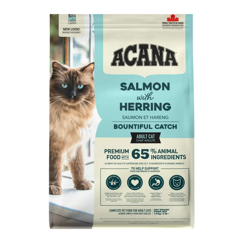 Acana Bountiful Catch Dry Food Salmon, Herring & Hake for Cats