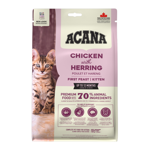Acana First Feast Dry Food Chicken & Herring for Cats