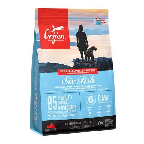 Orijen Six Fish Dry Food for Dogs