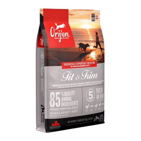Orijen Fit & Trim Dry Food Chicken, Turkey & Fish for Dogs
