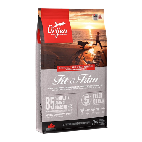 Orijen Fit & Trim Dry Food Chicken, Turkey & Fish for Dogs