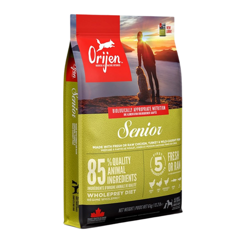 Orijen Dry Food Chicken, Turkey & Fish for Senior Dogs