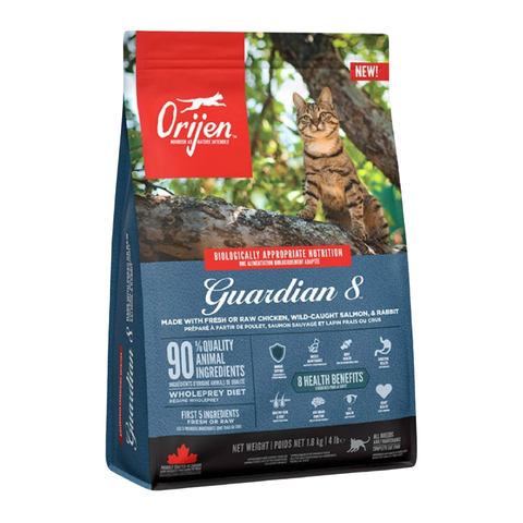 Orijen Guardian 8 Dry Food Chicken, Salmon & Rabbit for Cats