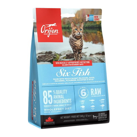 Orijen Six Fish Dry Food for Cats