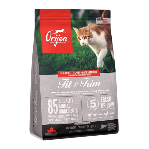 Orijen Fit & Trim Dry Food Chicken, Turkey & Fish for Cats 1.8kg