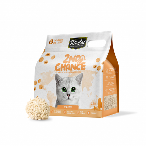 Kit Cat Second Pea Fiber Plant-Based Cat Litter 2.5kg/ 7L