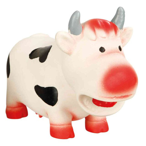 Trixie Cow Dog Squeezy Toy