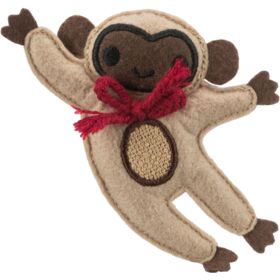 Trixie Monkey Fabric Toy for cats with Catnip