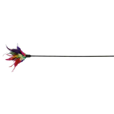 Trixie Rod Stick plastic with Feather Cat Toy