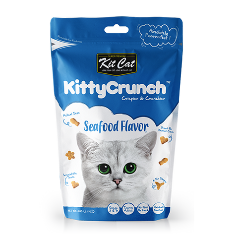 Kit Cat Kitty Crunch Seafood Flavor Treat 60g