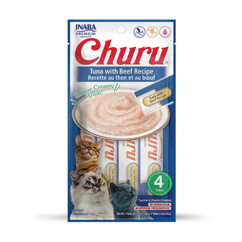 Churu Tuna with Beef Creamy Treats for Cats 15gm