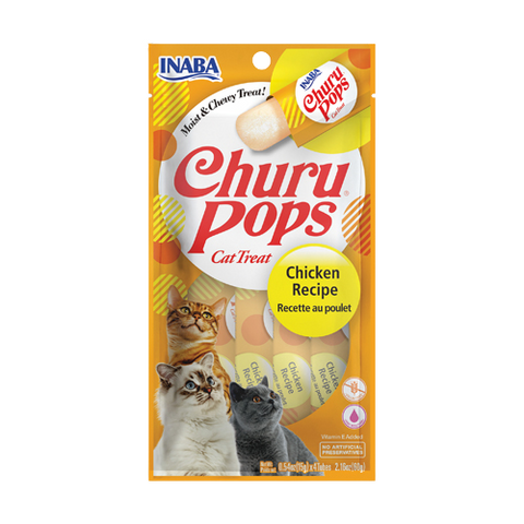 Inaba Churu Pops Cat Treat - Chicken 15gX4