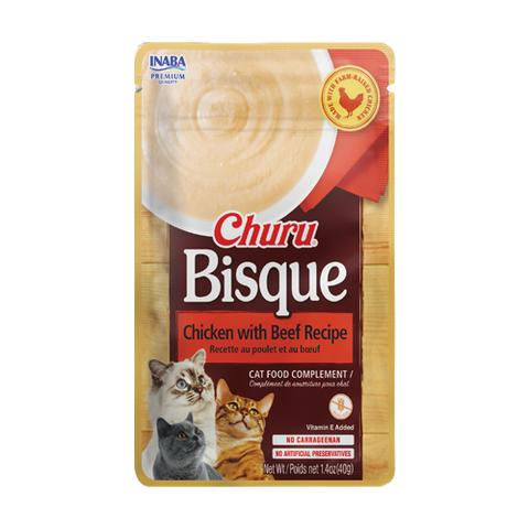 Inaba Churu Bisque Cat Treat - Creamy Chicken & Beef 40g