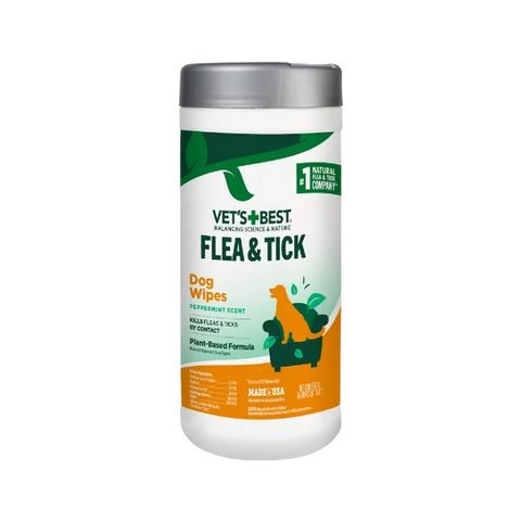 Vet's Best Flea & Tick Wipes for Dogs