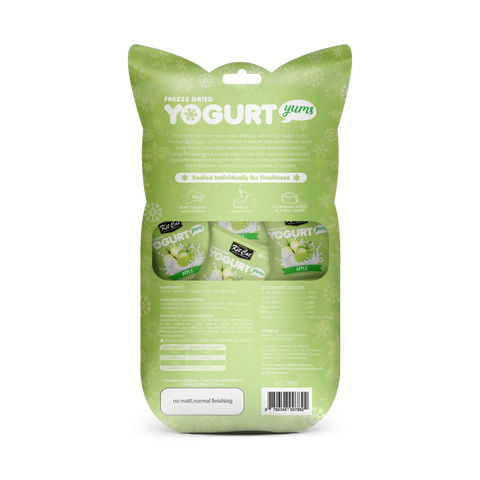 Kit Cat Freeze Dried Yogurt Yums Apple (1G X 10 Bags)