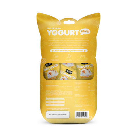 Kit Cat Freeze Dried Yogurt Yums Egg Yolk (1G X 10 Bags)