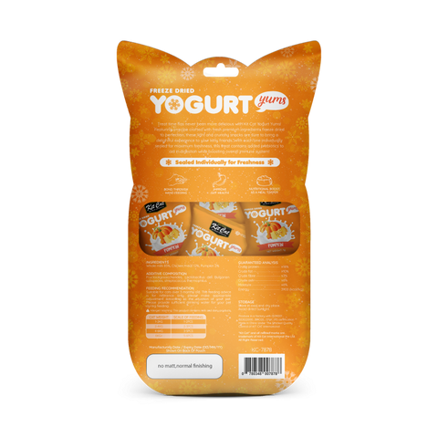 Kit Cat Freeze Dried Yogurt Yums Pumpkin (1G X 10 Bags)