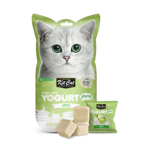 Kit Cat Freeze Dried Yogurt Yums Apple (1G X 10 Bags)