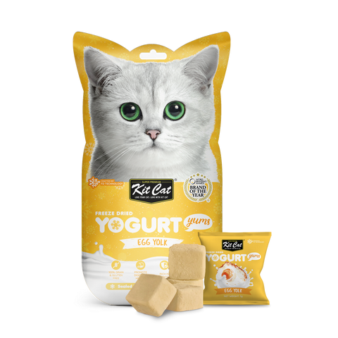 Kit Cat Freeze Dried Yogurt Yums Egg Yolk (1G X 10 Bags)