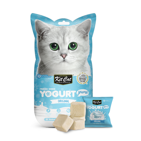 Kit Cat Freeze Dried Yogurt Yums Original (1G X 10 Bags)