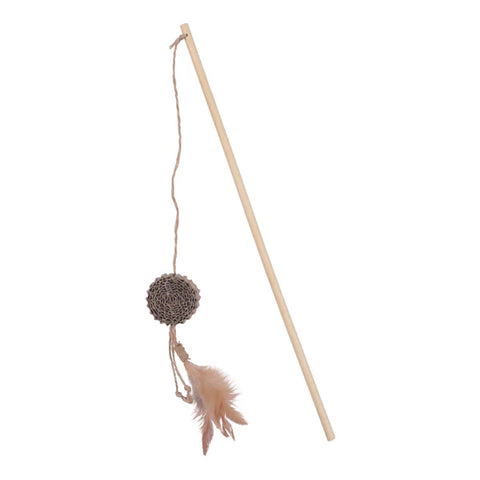 Zolux  ishing Rod Prey Stick Toy for Cats