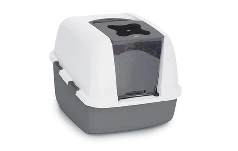 Catit Spacious Litter Box with Odor Filter- Jumpo Size