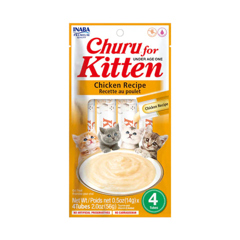 Inaba Churu for Kittens Chicken Creamy Treats 15gm