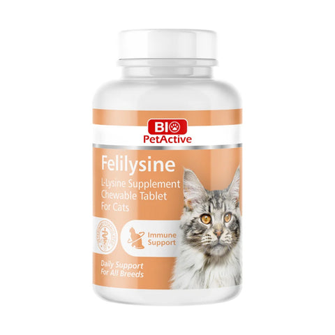 Bio PetActive Felilysine Daily Support for Cats 90 Teblets 45g
