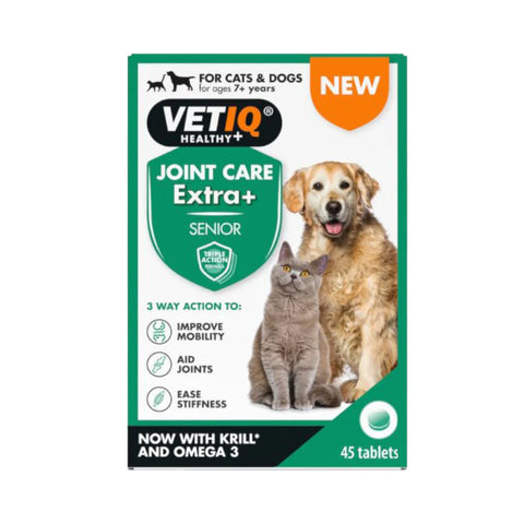 Mark and Chappell Senior Extra Joint Health Supplement for Senior Cats and Dogs 45 Tablets