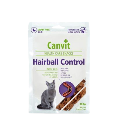 Canvit Healthy Snack for Cats - Hairball Control 100g