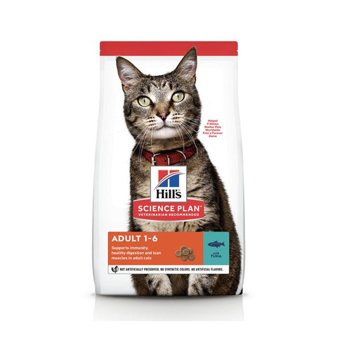 Hills Science Plan with Tuna Dry Cat Food - 1.5 kg